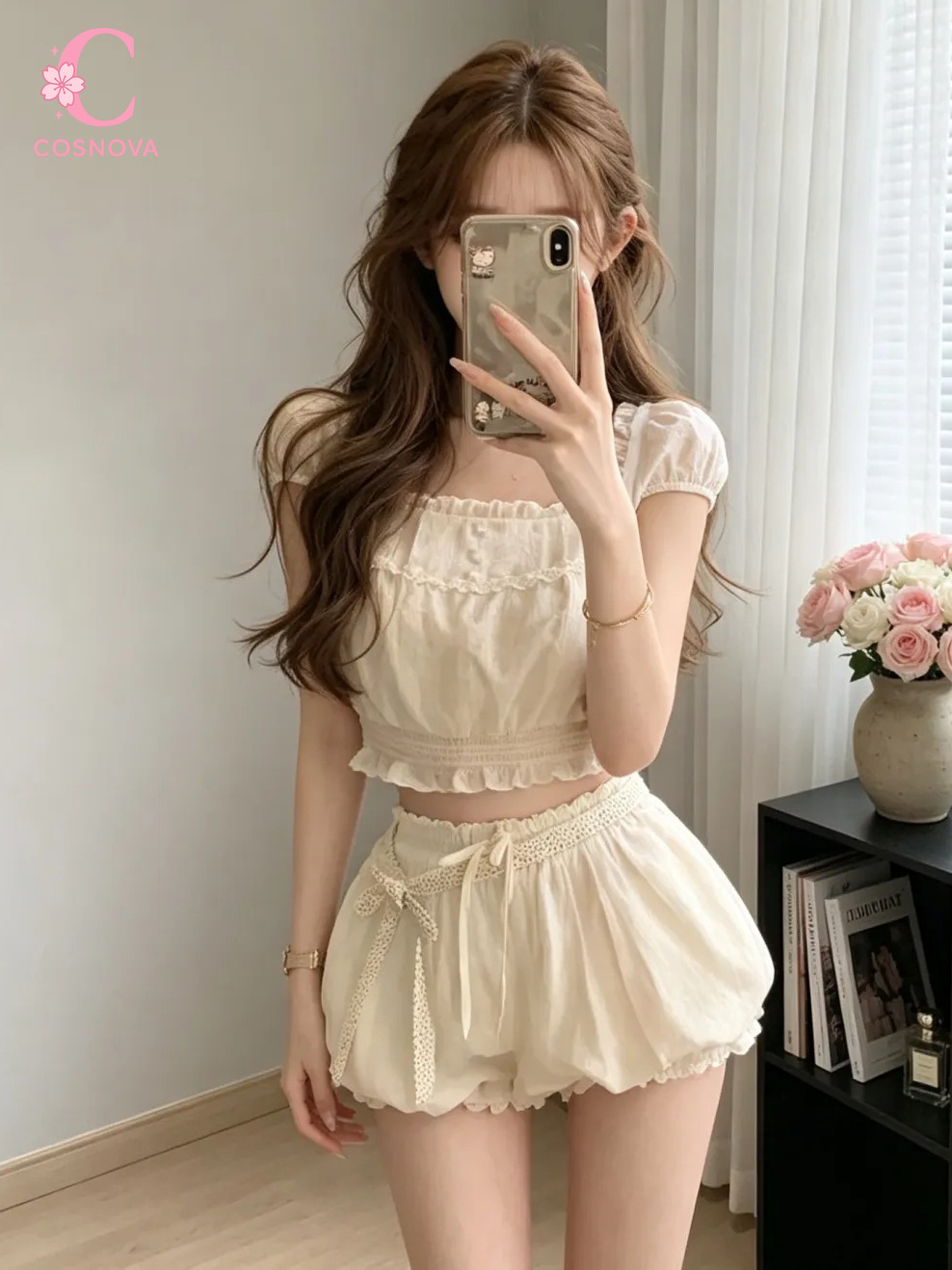 Elastic Lace Trim - Summer Coquette Sweet 2 Piece Set