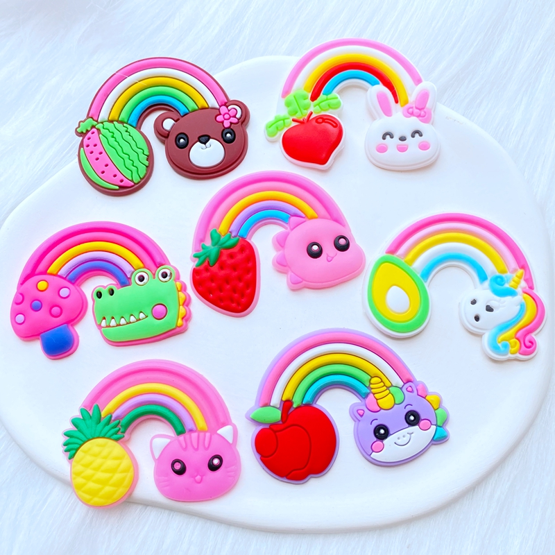 10Pcs New Cute Fruit Animal Ra - Embellishment Glue Craft recension och pris