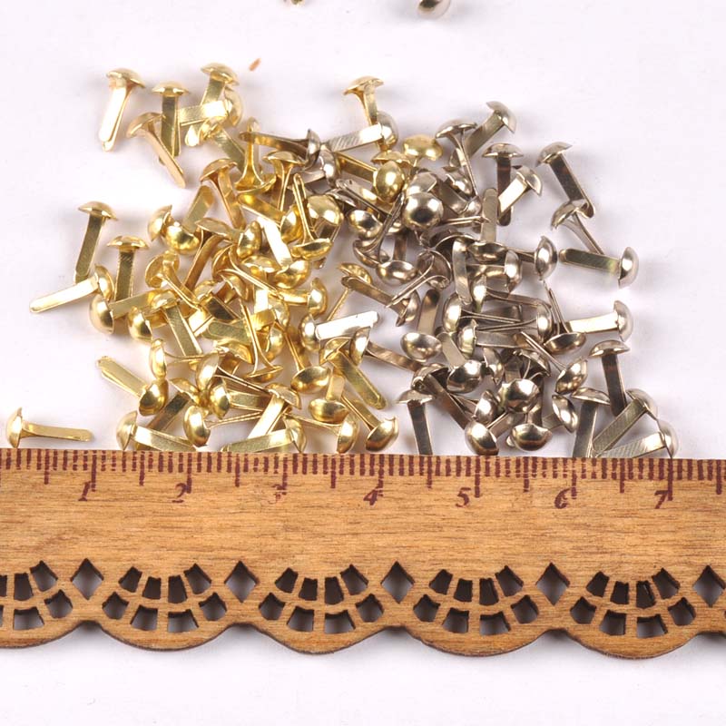 100PCs mixed Silver/golden Rou - Embellishments For Scrapbooking recension och pris