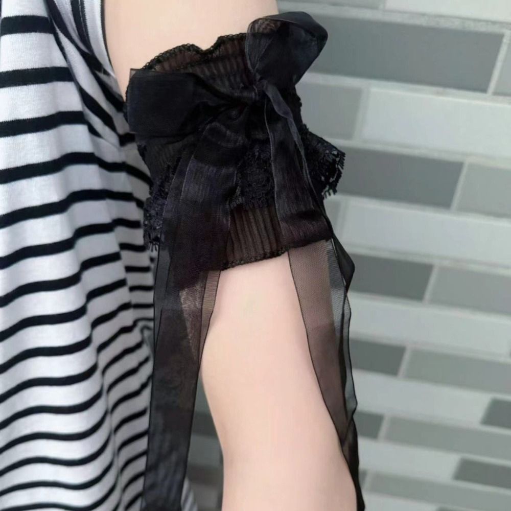 Fashion Lace Lolita Arm Sleeve - Elastic Lace Trim recension och pris