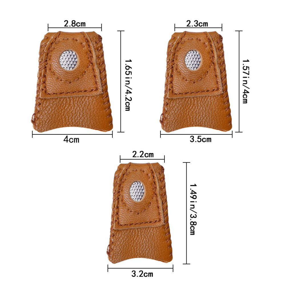 1Pcs Premium Sheepskin Thimble - Embroidery Craft recension och pris