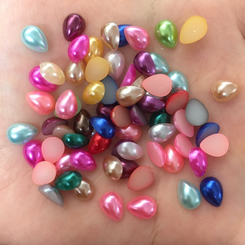 200PCS Resin Cute Drop Pearl B - Embellishment Glue Craft recension och pris