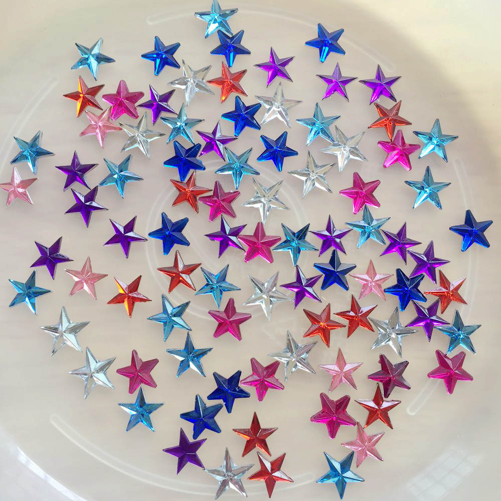 400pcs 10mm Crystal Star Shape - Hotfix Rhinestone Sheet recension och pris