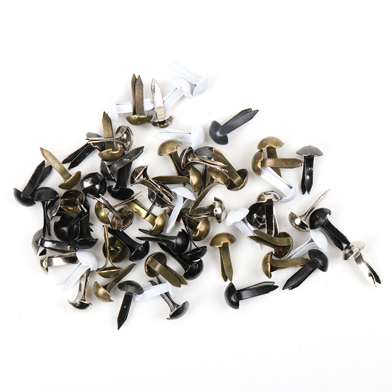 100pcs Mixed Round Metal Brad  - Embellishments For Scrapbooking recension och pris