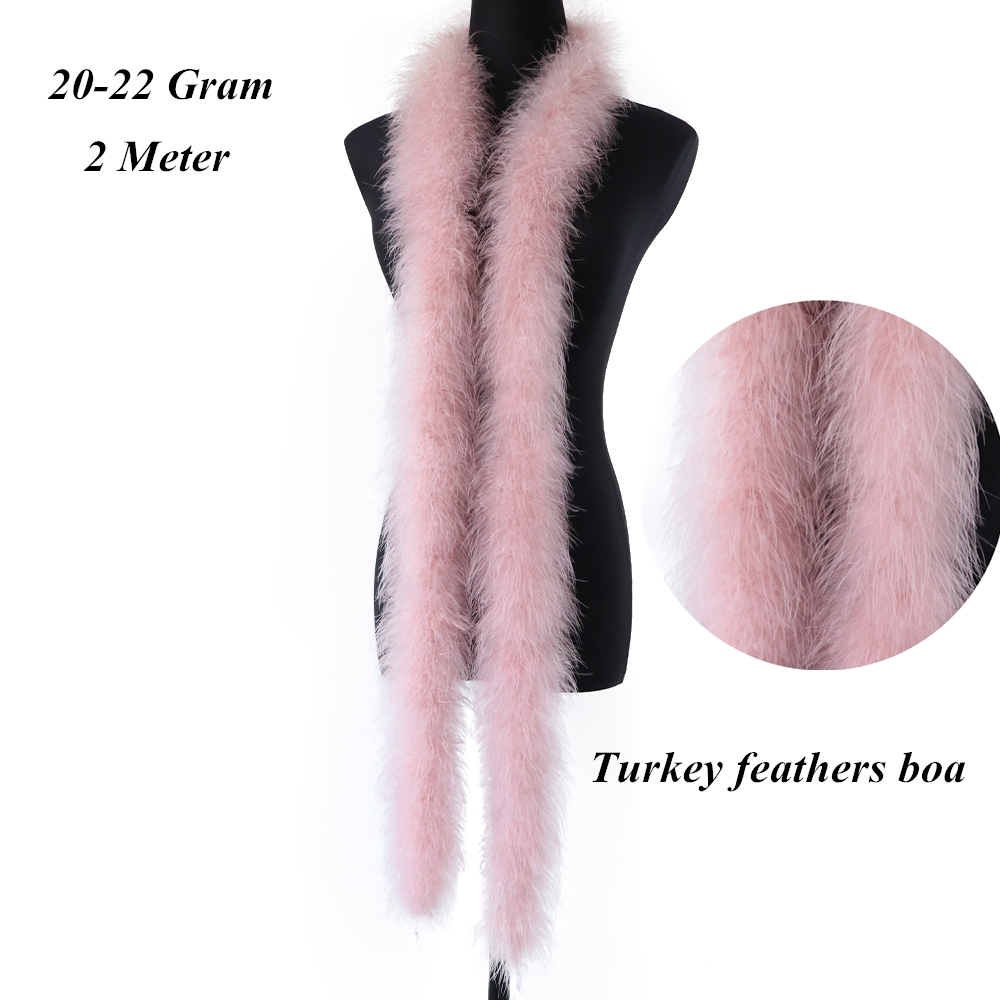 20-22g 2M Marabou Feather Boa  - Feather Trim Marabou recension och pris