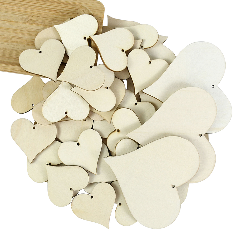 10-100pcs Unfinished Blank Woo - Embellish Craft recension och pris