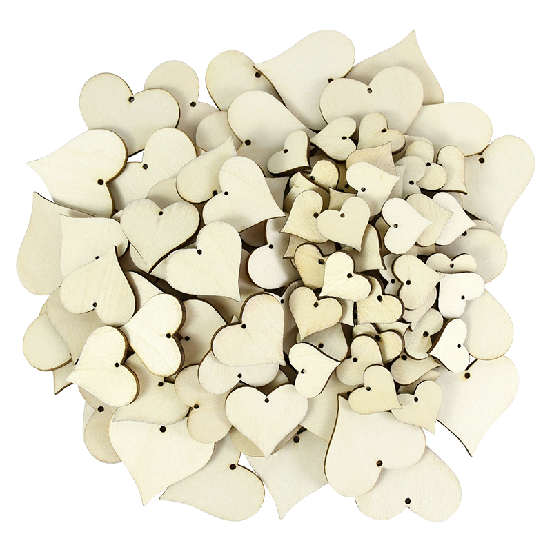 10-100pcs Unfinished Blank Woo - Embellish Craft recension och pris