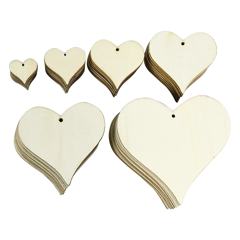 10-100pcs Unfinished Blank Woo - Embellish Craft recension och pris
