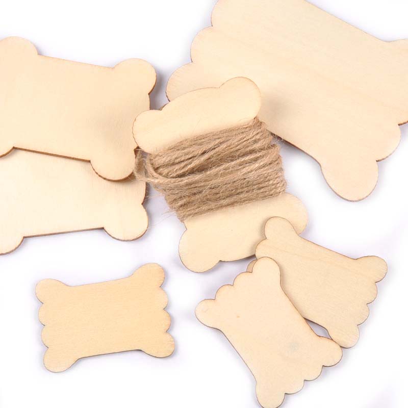 54/72/98mm Wooden Flat Bobbin  - Organza Ribbon Spool recension och pris