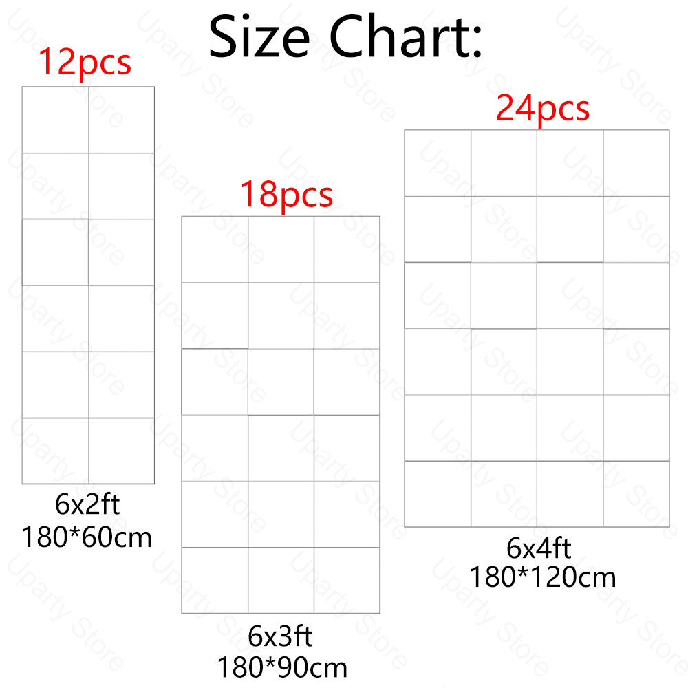 Red Shimmer Wall Backdrop Pane - Sequin Fabric Panel recension och pris