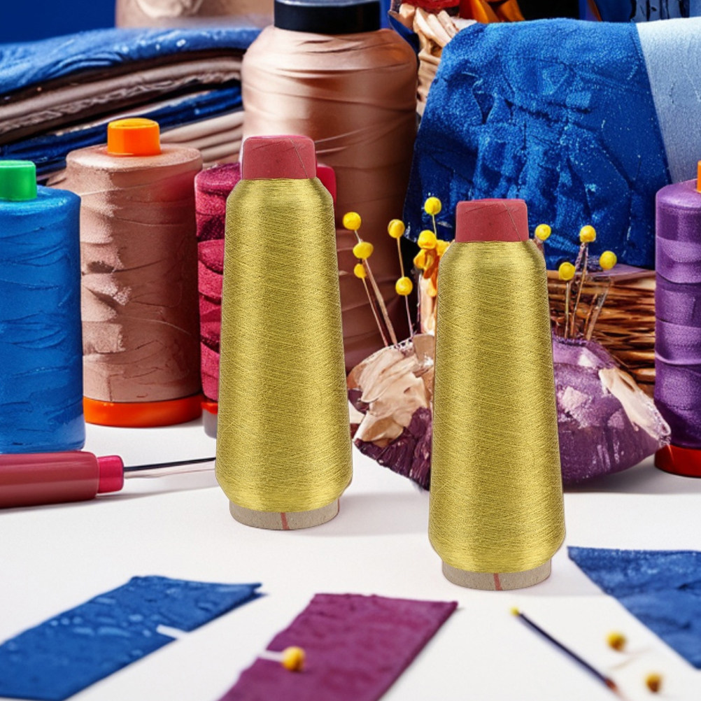 2 Rolls Premium Golden Metalli - Embroidery Craft recension och pris