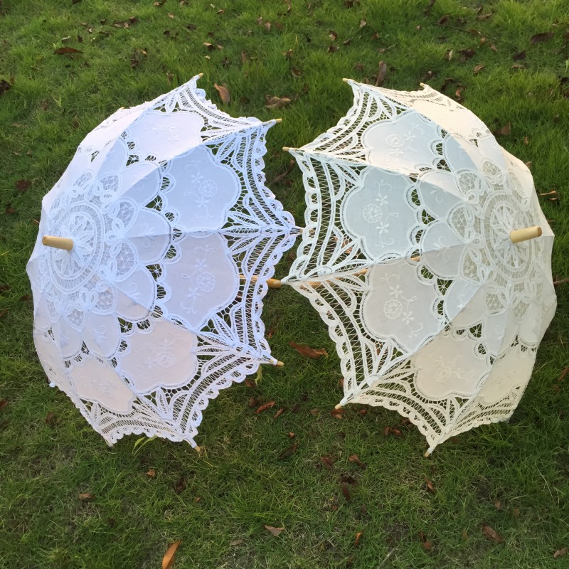New Vintage Lace Umbrella Hand - Embroidery Craft recension och pris