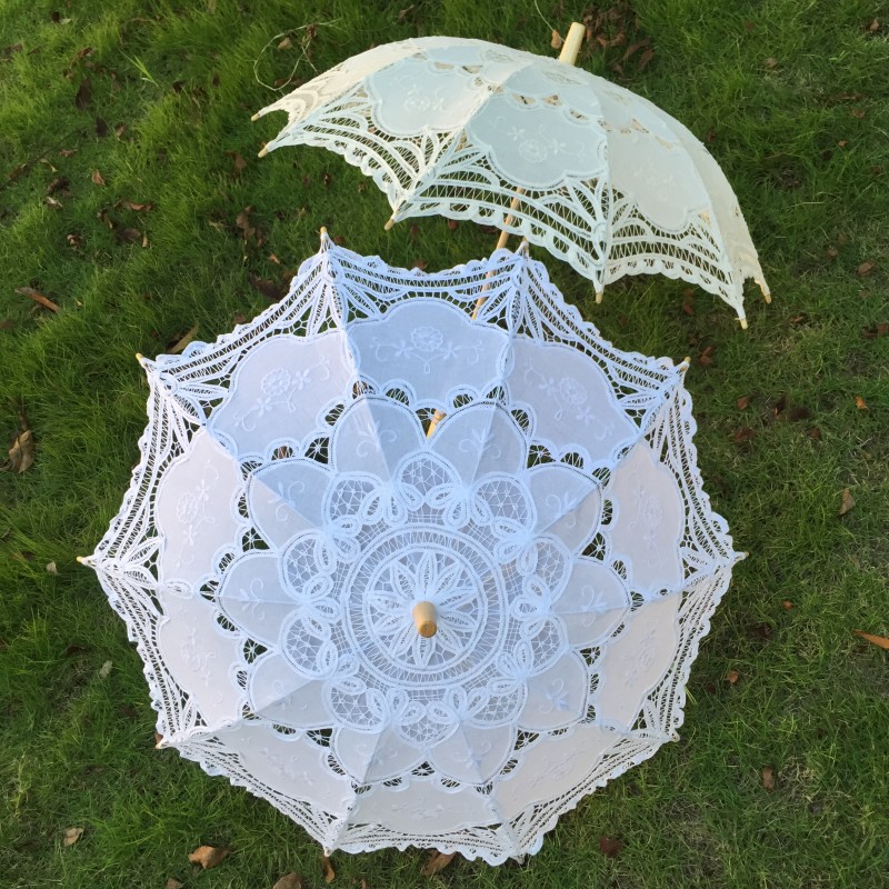 New Vintage Lace Umbrella Hand - Embroidery Craft recension och pris