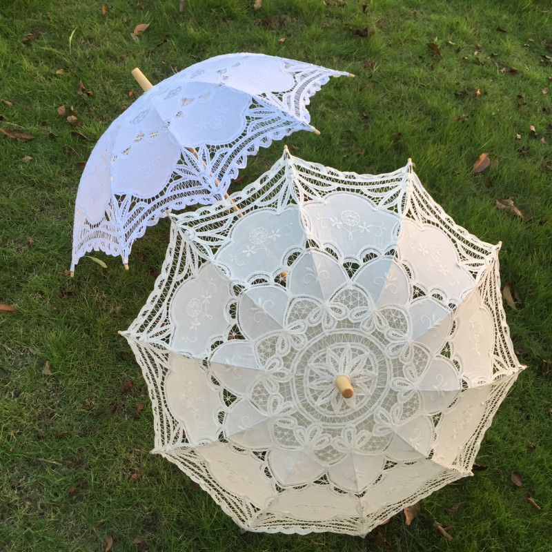 New Vintage Lace Umbrella Hand - Embroidery Craft recension och pris