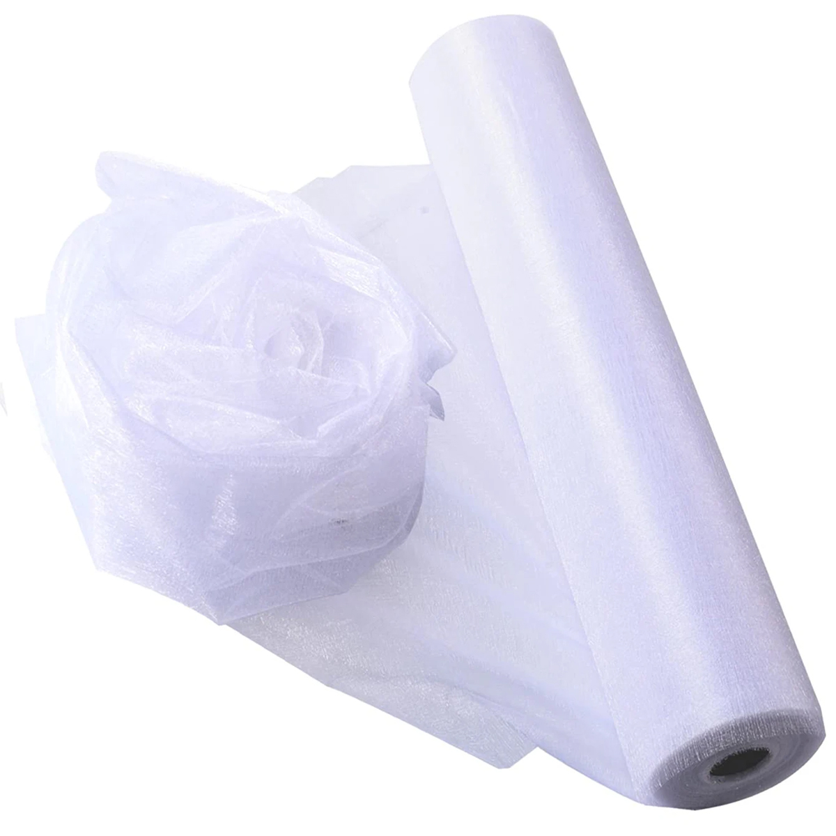 Crystal Organza Fabric Tulle - - Organza Ribbon Spool recension och pris