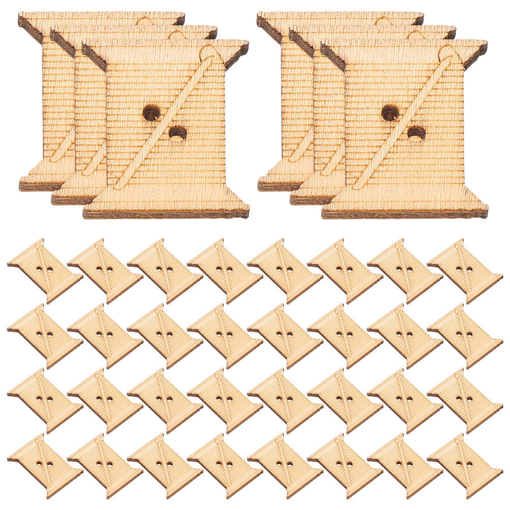 100Pcs Wooden Embroidery Floss - Embroidery Craft recension och pris