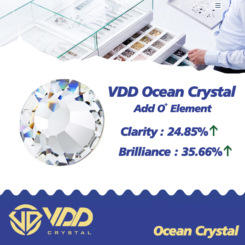 VDD 046 Green Opal  Crystals F - Hotfix Rhinestone Sheet recension och pris