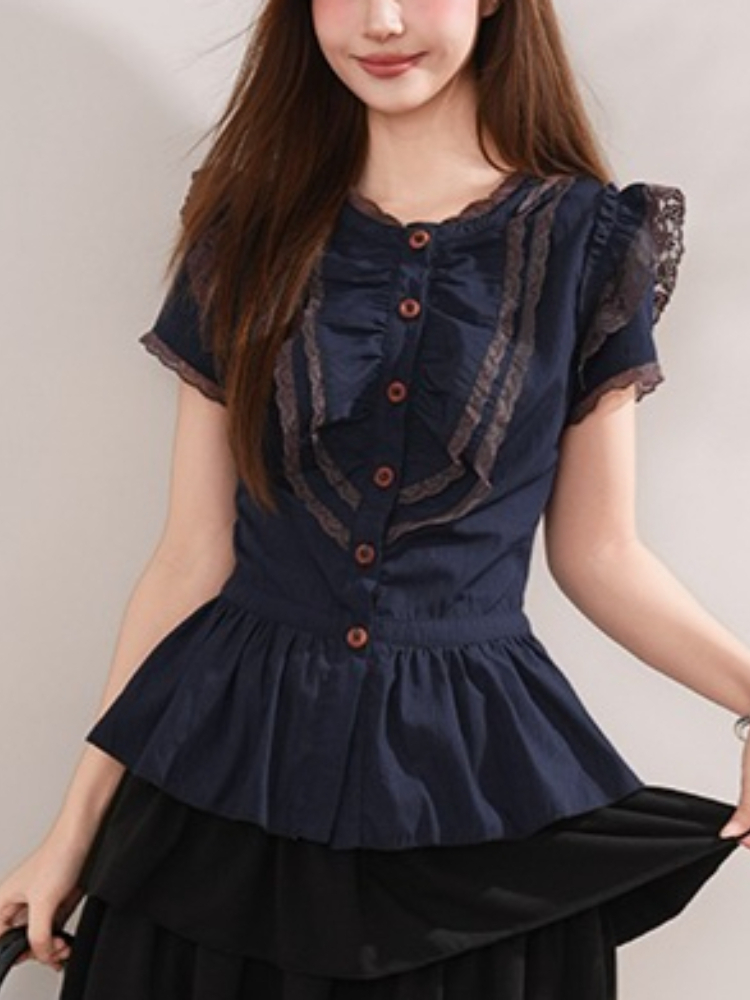 Vintage Gothic Japanese Women  - Elastic Lace Trim recension och pris