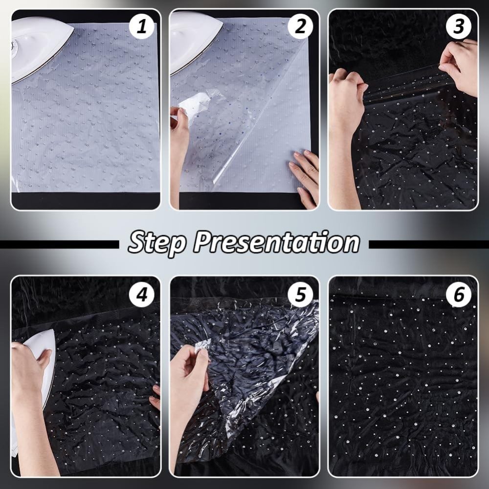 10 Sheet Glitter Hotfix Rhines - Hotfix Rhinestone Sheet recension och pris