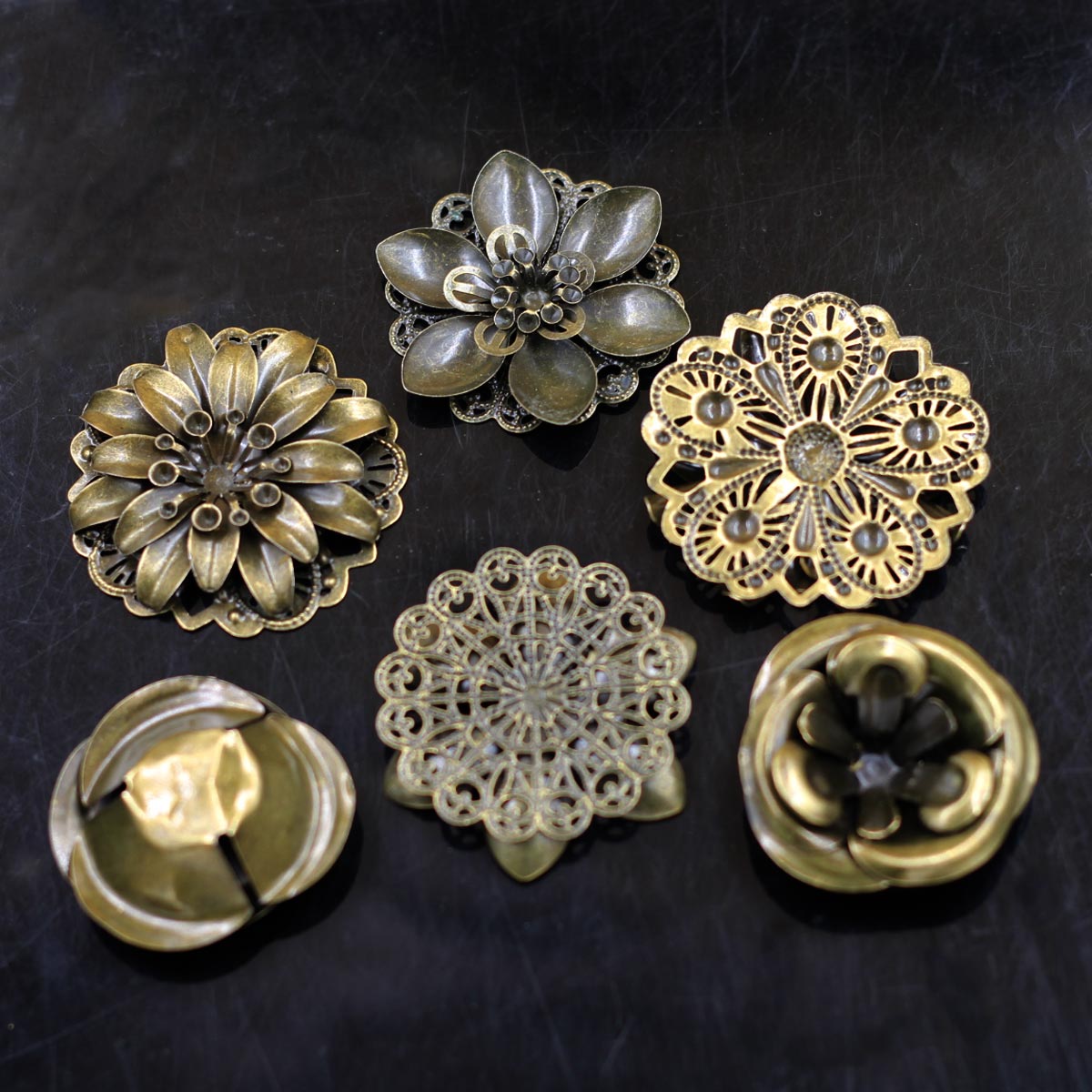 6Pcs Embellishments Combinatio - Embellish Craft recension och pris