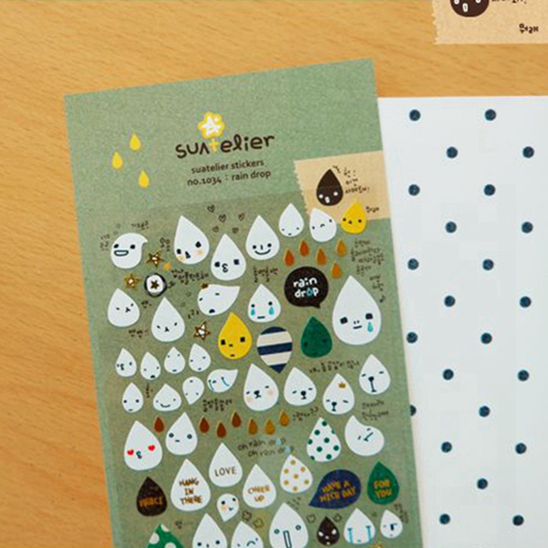 Korea Suatelier Rain Drop Stic - Embellishments For Scrapbooking recension och pris