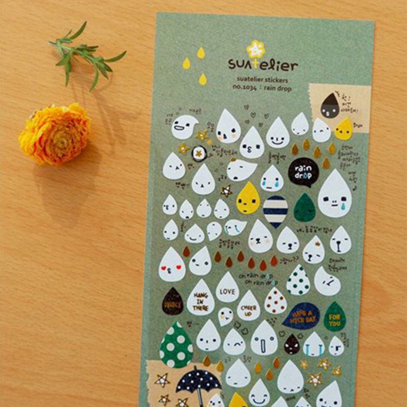 Korea Suatelier Rain Drop Stic - Embellishments For Scrapbooking recension och pris