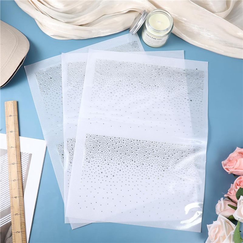 18 Sheets Iron On Rhinestone T - Hotfix Rhinestone Sheet recension och pris