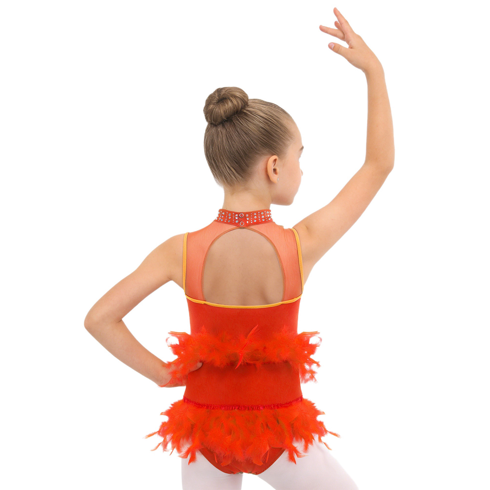 Kids Girls Latin Ballet Dance  - Rhinestone Banding Trim recension och pris