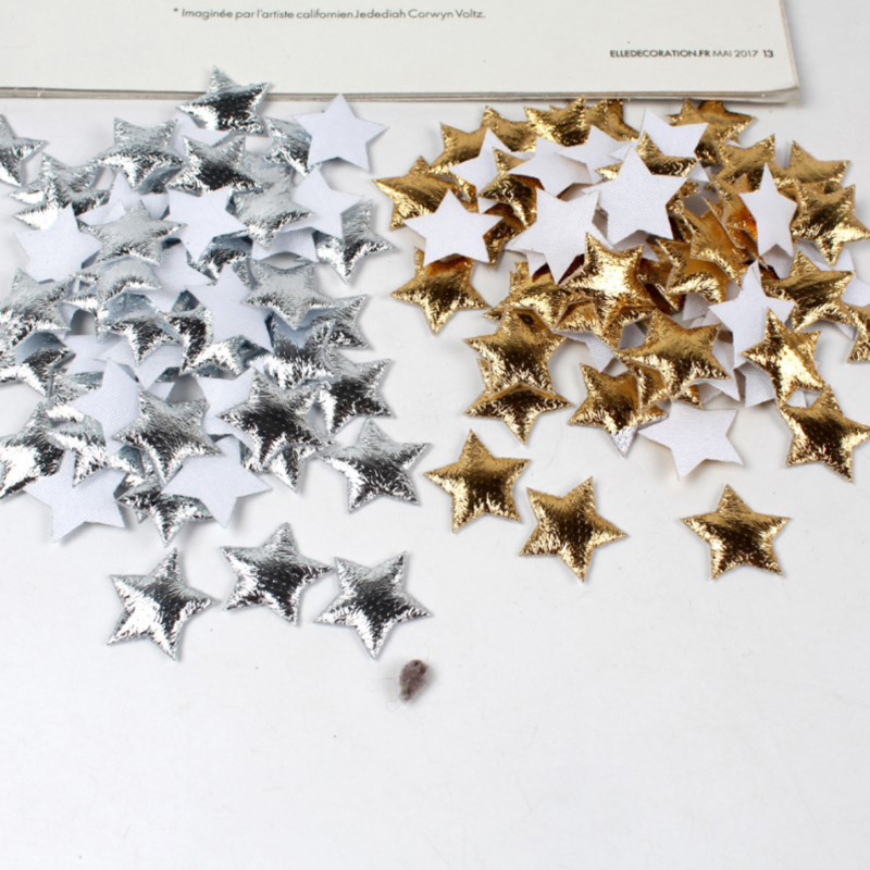 100Pcs Gold/Silver Stars For C - Embellishments For Scrapbooking recension och pris